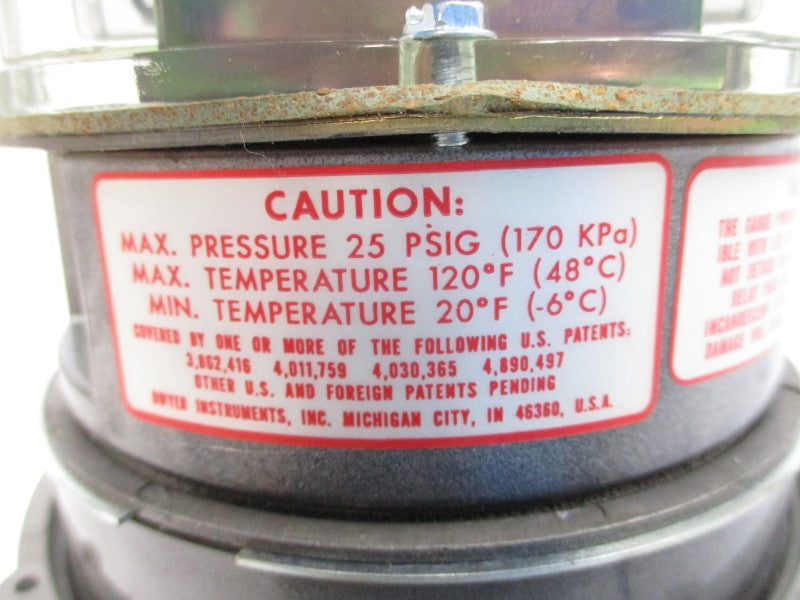 DWYER 3015 25PSI 0-15"H2O NSMP