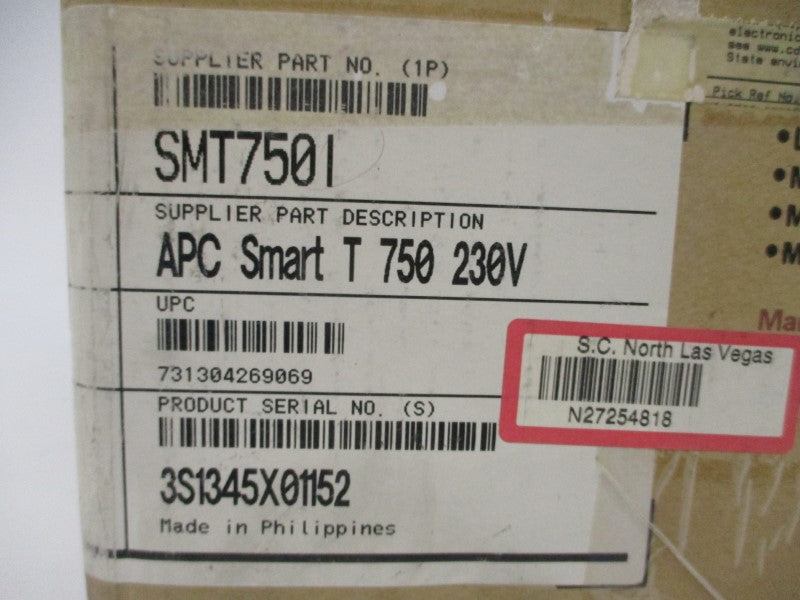 APC SMT750I 220-240V 4A NSMP