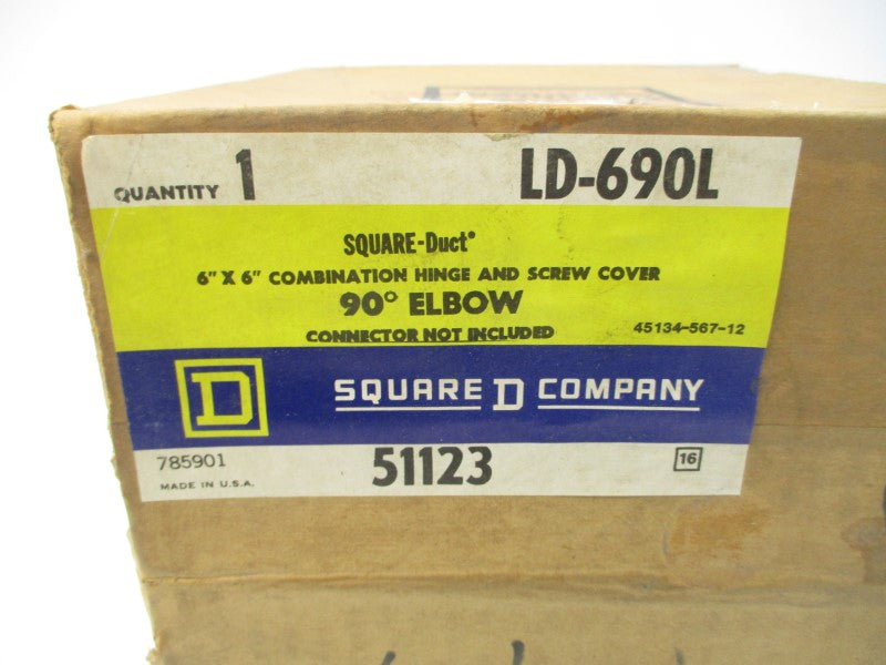 SQUARE D LD-690L 6"X6" NSFS