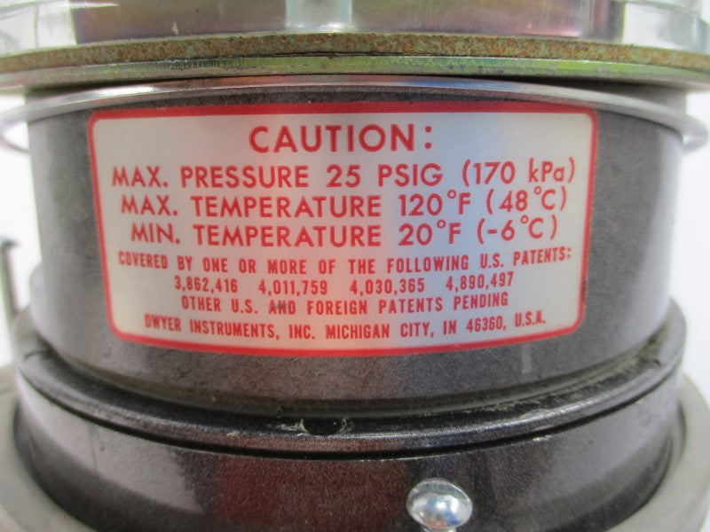 DWYER 3010 25PSI 0-10"H2O NSNP