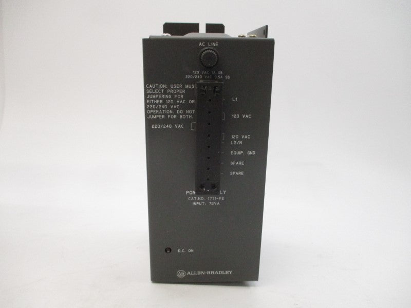 ALLEN BRADLEY 1771-P2 SER. A 120/220VAC 1/0.5A REMAN