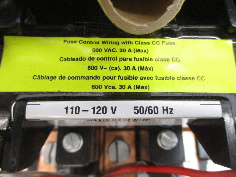 SQUARE D 8536SGO1V02S SER. B 110/120V NSMP
