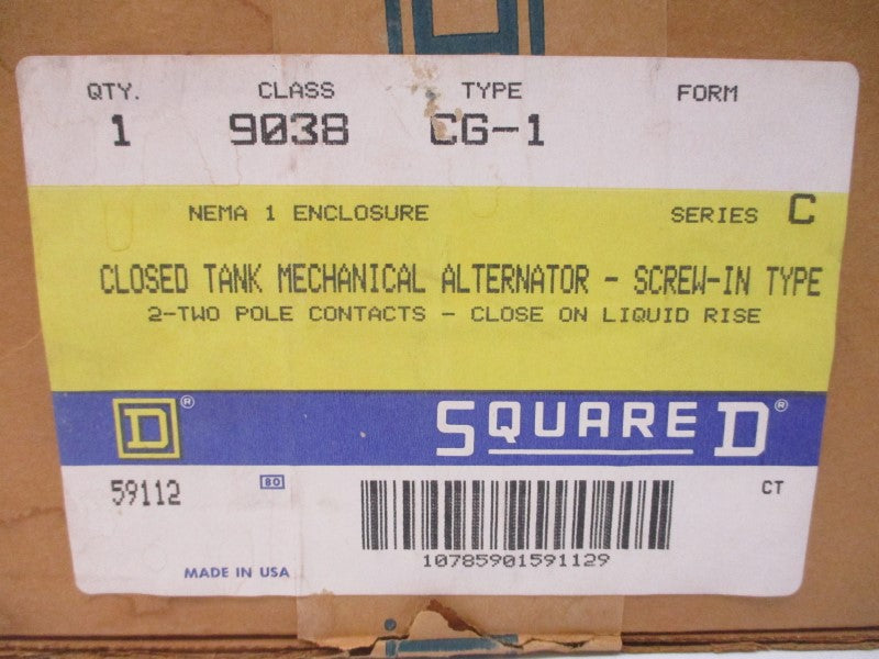 SQUARE D 9038CG1 SER. C 460/575V NSMP