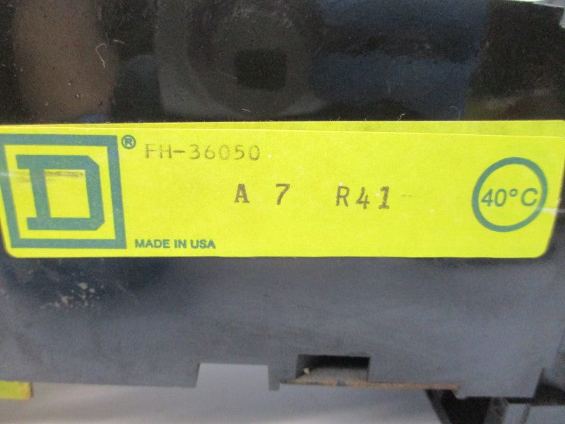 SQUARE D FH-36050 (BLACK) 600VAC 50A NSMP