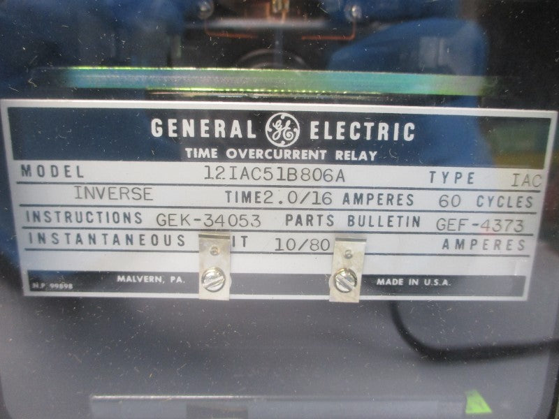 GENERAL ELECTRIC 12IAC51B806A 2.0/16A NSNP