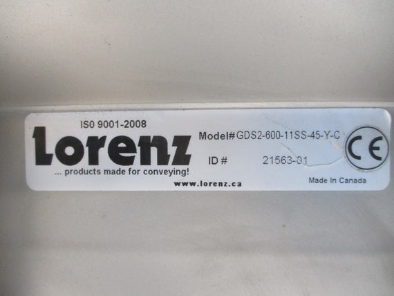 LORENZ GDS2-600-11SS-45-Y-C 21563-01 NSNP
