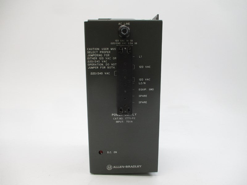 ALLEN BRADLEY 1771-P2 SER. V 120/220V 1/0.5A NSMP