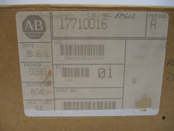 ALLEN BRADLEY 1771-OD16 SER. A REV. A 120VAC 8A NSMP