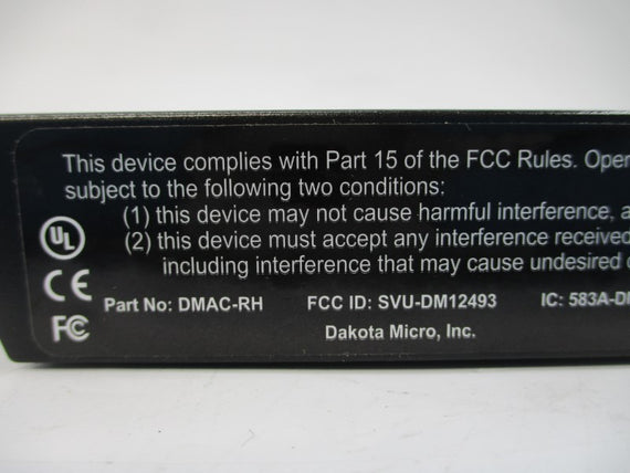 DAKOTA MICRO DMAC-RHTX 9-12V NSMP