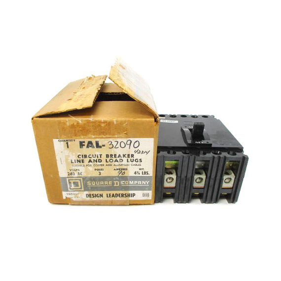 SQUARE D FAL32090 (BLACK) 240VAC 90A NSMP