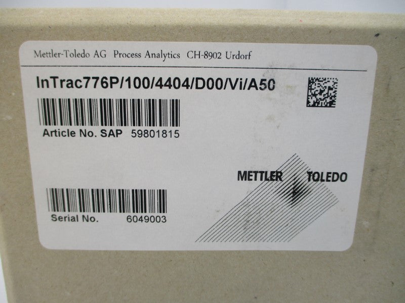 METTLER TOLEDO 776P/100/4404/D00/VI/A50 NSMP