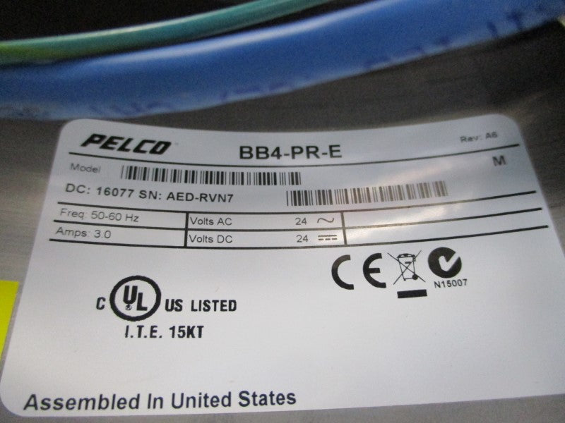 PELCO BB4-PR-E 24V 3.0A REV. A6 NSMP