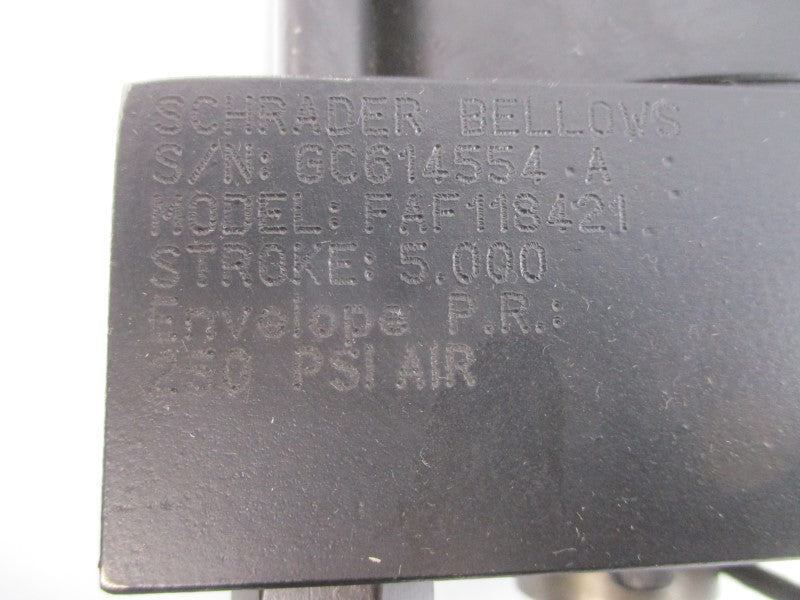 SCHRADER BELLOWS FAF118421 250PSI NSNP