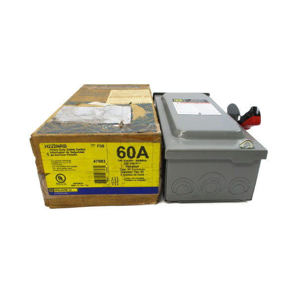 SQUARE D H222NRB SER. F05 240VAC 60A NSMP