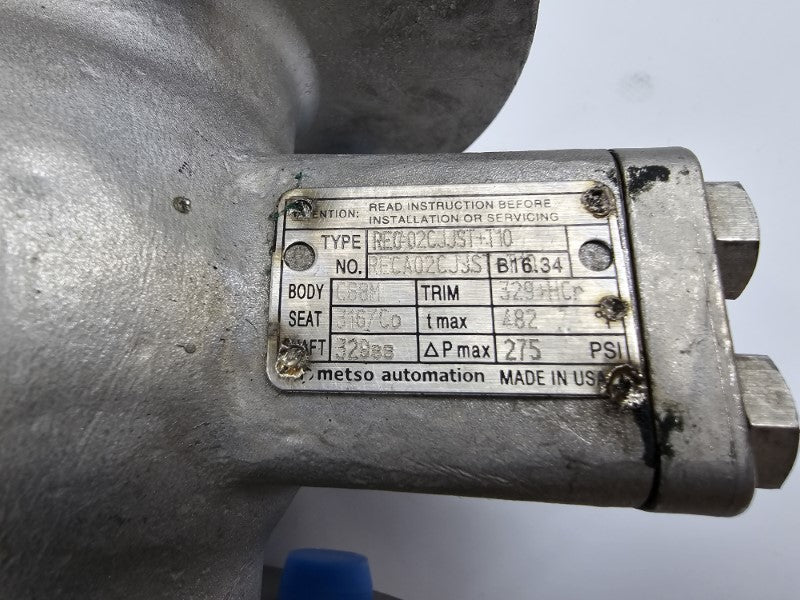 METSO AUTOMATION RE0-02CJJST+T10 W/ JAMESBURY ERV-51-01-Q 115VAC 0.6A 275PSI NSNP