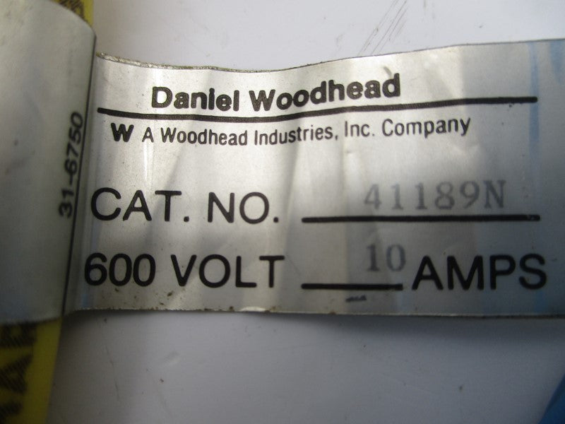 DANIEL WOODHEAD 41189N 600V 10A UNMP