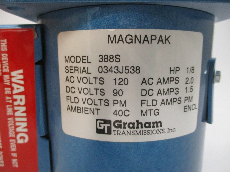 GRAHAM TRANSMISSIONS 388S 120VAC 2.0A NSMP