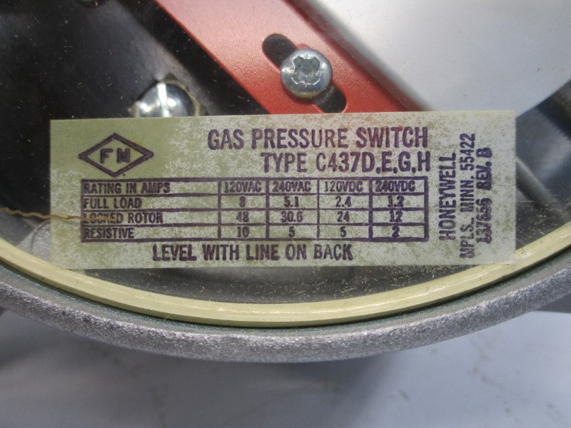 HONEYWELL C437D1013 120/240VAC 48A 5PSI NSMP