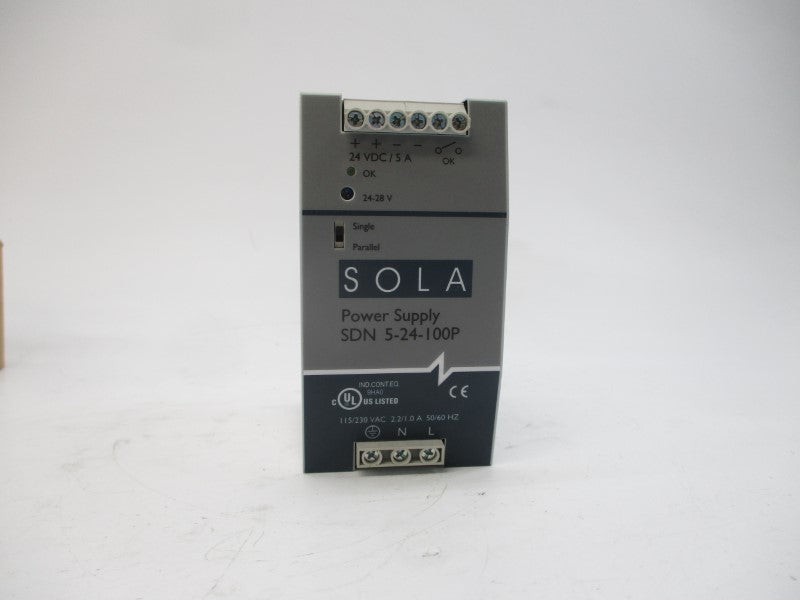 SOLA SDN5-24-100P 115/230VAC 2.2/1.0A NSMP