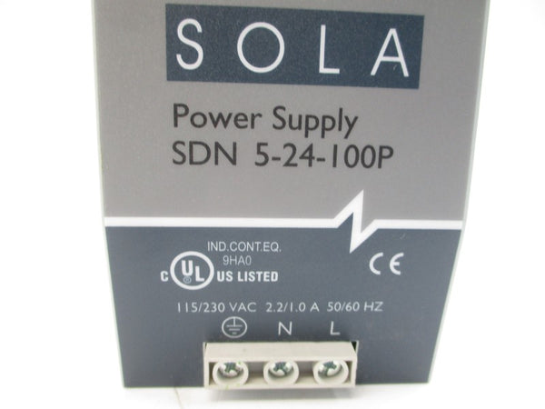 SOLA SDN5-24-100P 115/230VAC 2.2/1.0A NSMP