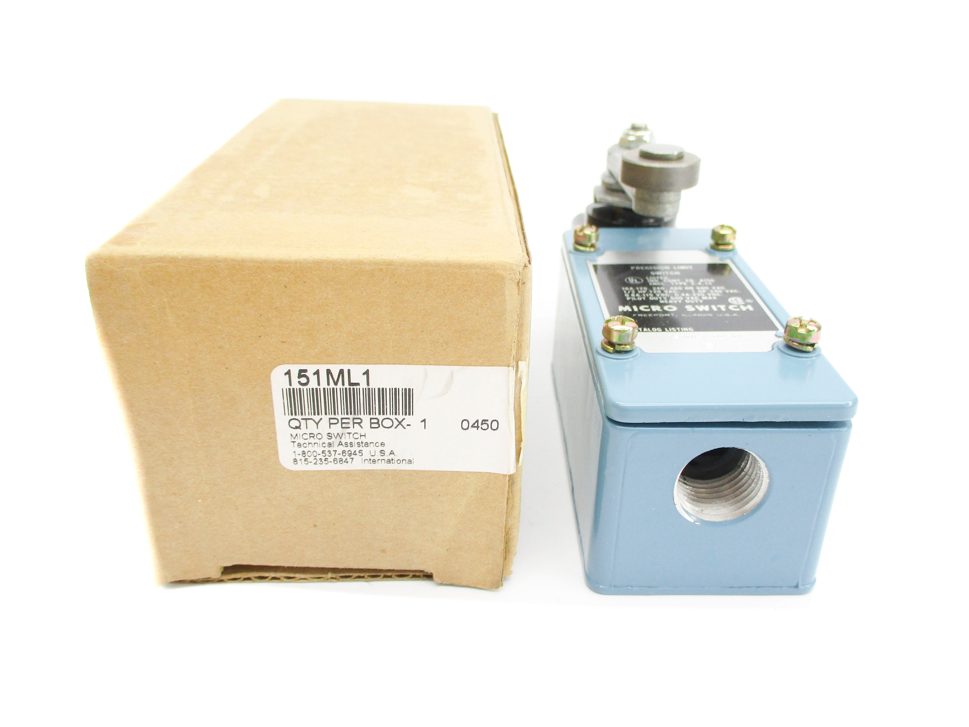 MICRO SWITCH 151ML1 600VAC 10A NSMP