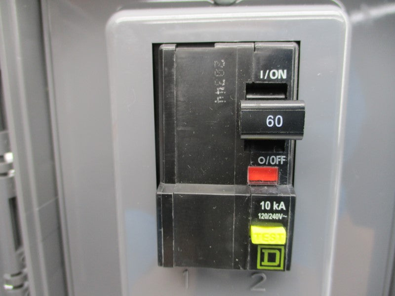 SQUARE D QOE260GFINM SER. G1 120/240VAC 60A NSNP