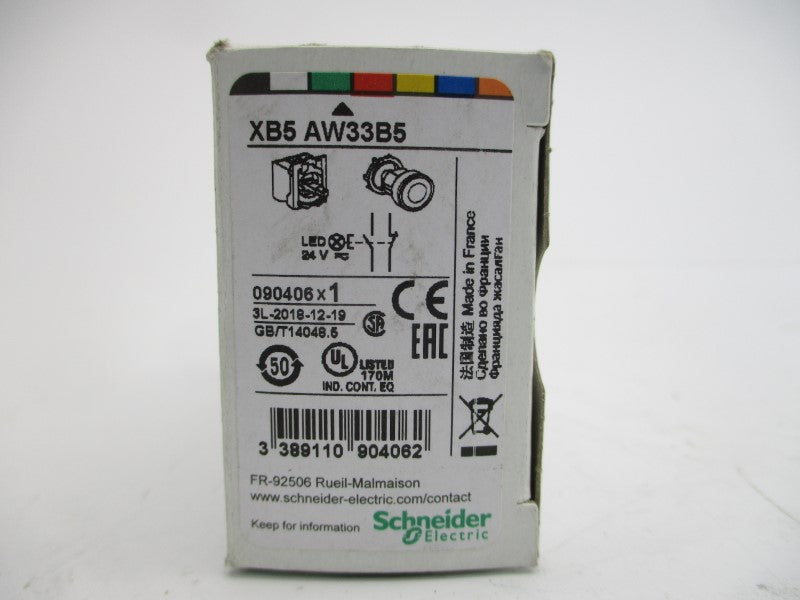 SCHNEIDER ELECTRIC XB5AW33B5 24V NSMP