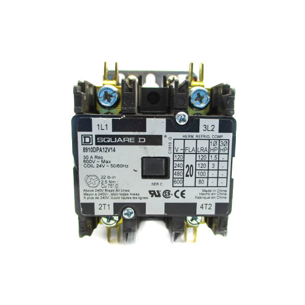 SQUARE D 8910DPA12V14 SER. C 24V 30A UNMP