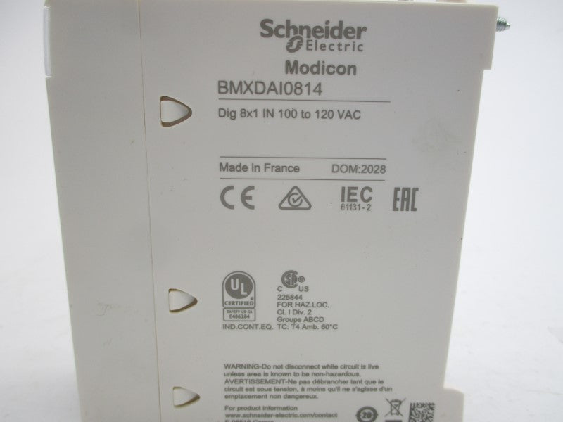 SCHNEIDER ELECTRIC BMXDAI0814 100-120VAC NSMP