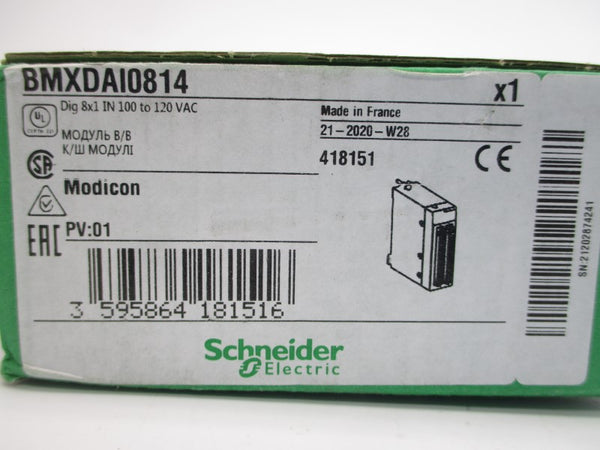SCHNEIDER ELECTRIC BMXDAI0814 100-120VAC NSMP