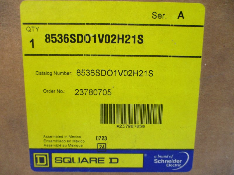 SQUARE D 8536SDO1V02H21S SER. A 110/120V 15-45A NSMP