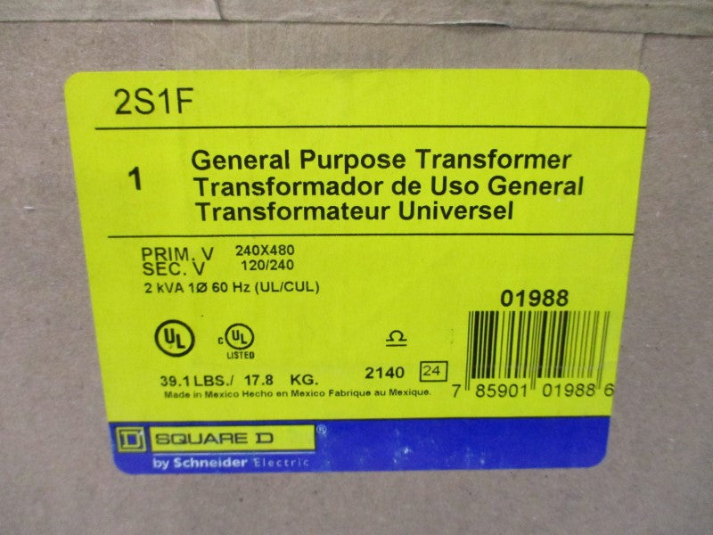 SQUARE D 2S1F 240/480V NSFS