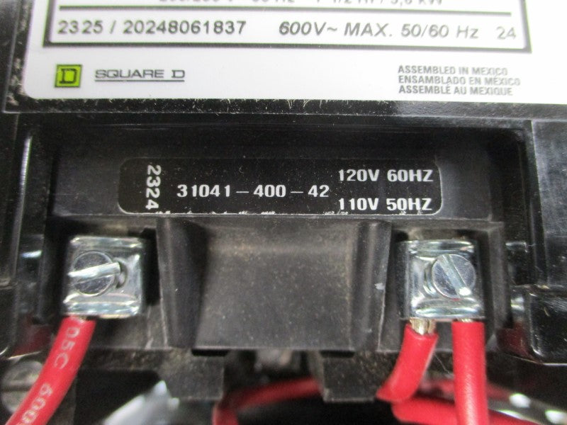SQUARE D 8736SCO8V02H310S SER. A 110/120V 6-18A NSMP