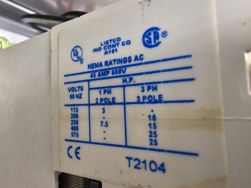 EATON ECN0728CBA SER. A1 600V 45A NSMP