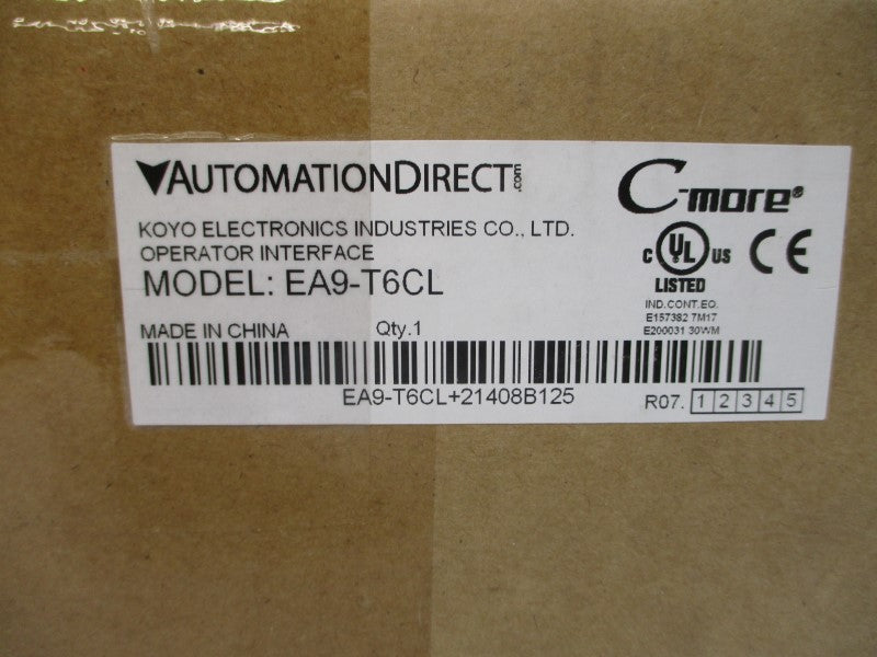 AUTOMATION DIRECT EA9-T6CL EA9-T6CL+21Y05B110 12-24V NSMP