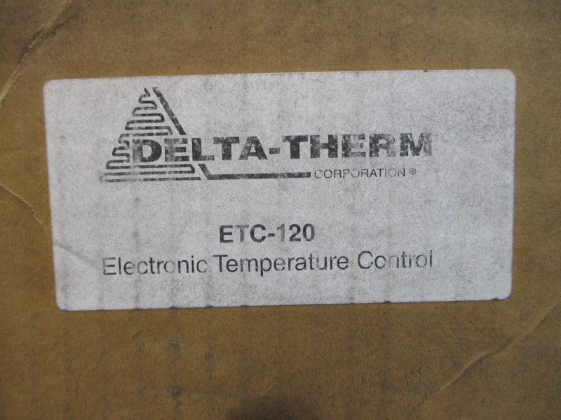 DELTA-THERM ETC-120 PT-ETC-120 120VAC 24A REV. 1B NSMP