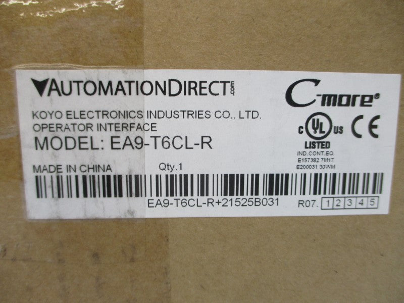 AUTOMATION DIRECT EA9-T6CL-R EA9-T6CL-R+21525B031 12-24V NSMP