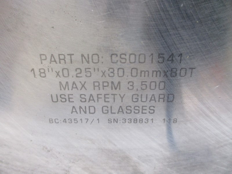 FS TOOL CS001541 18"X0.25"X30.0MM NSNP