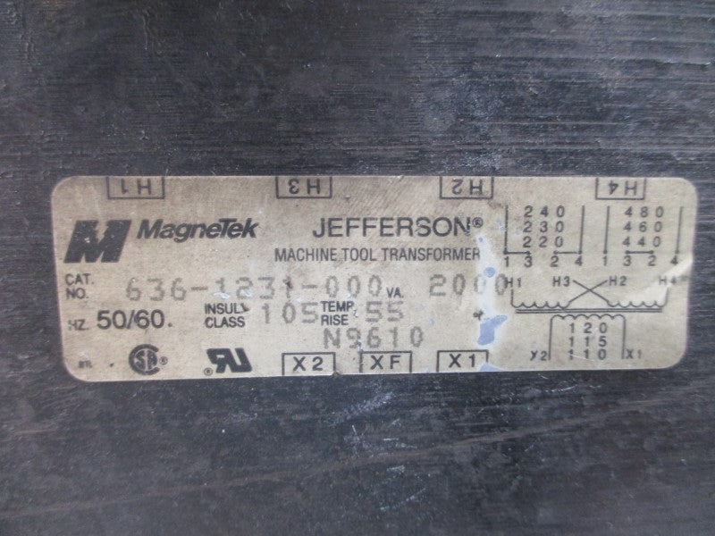 MAGNETEK 636-1231-000 480V UNMP