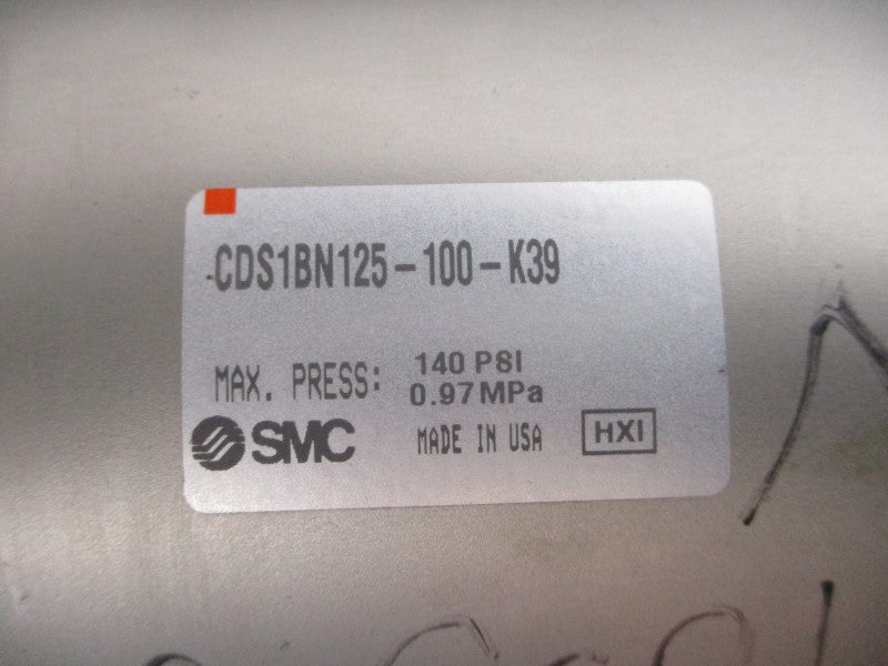 SMC CDS1BN125-100-K39 140PSI UNMP