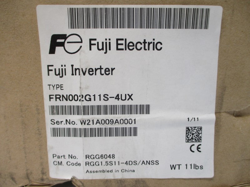 FUJI ELECTRIC FRN002G11S-4UX 380-480V 4.8A NSMP