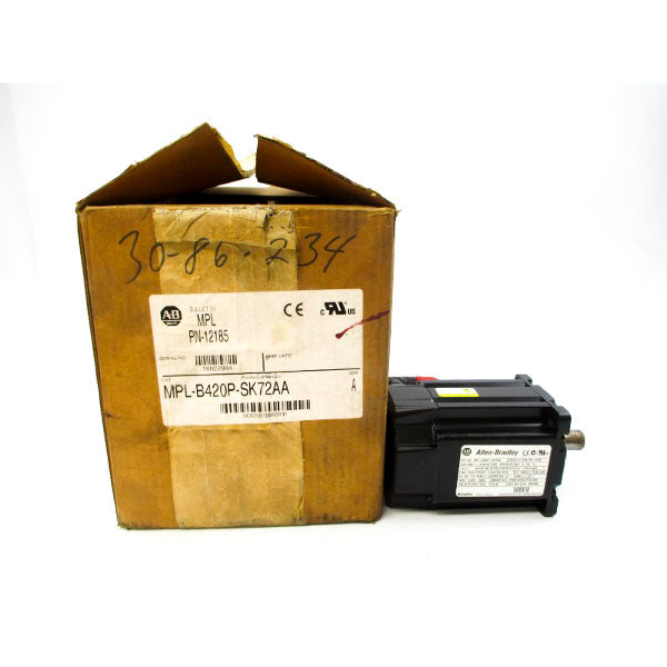 ALLEN BRADLEY MPL-B420P-SK72AA SER. A 460VAC 6.4A NSMP