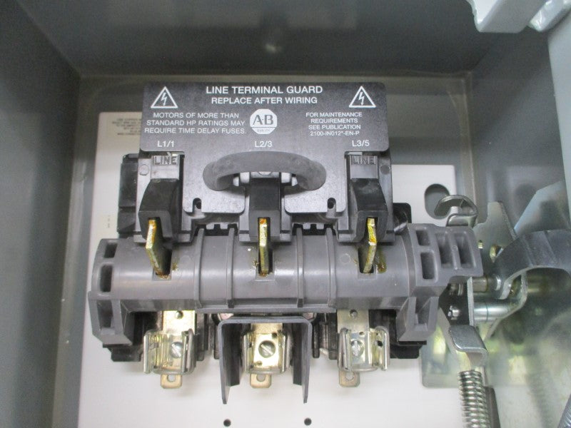 ALLEN BRADLEY 512-BJB-6P-24R SER. 1 110/115-120V REV. 13-52 (BR/WH) NSMP