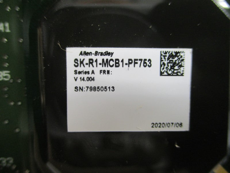 ALLEN BRADLEY SK-R1-MCB1-PF753 SER. A F/W 14.004 (BR/WH) NSNP