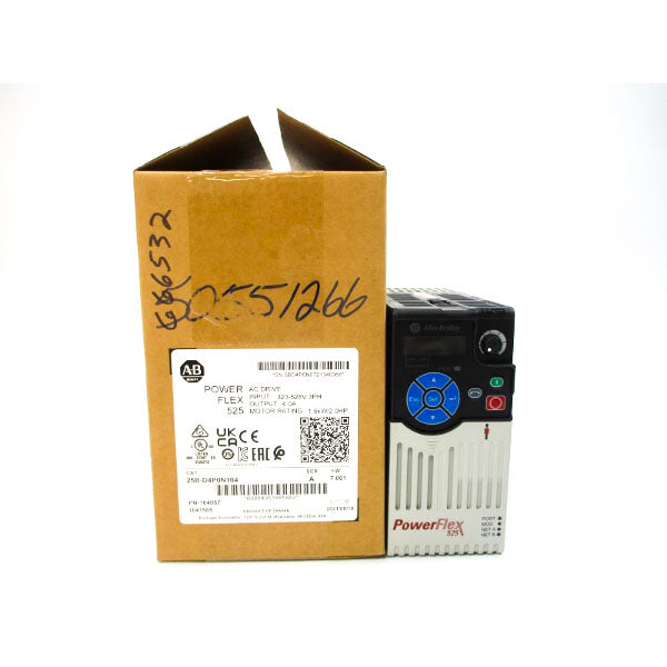 ALLEN BRADLEY 25B-D4P0N104 SER. A F/W 7.001 323-528VAC 5.7-2.9A NSMP