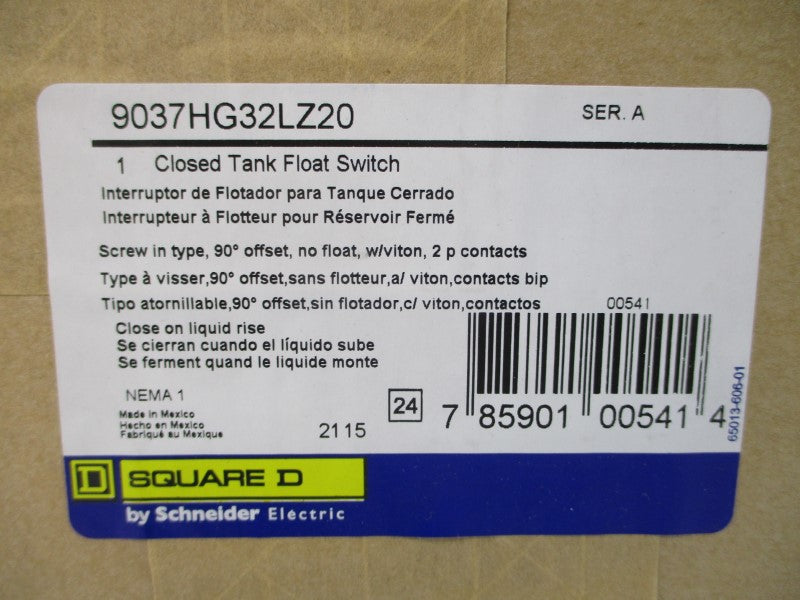 SQUARE D 9037HG32LZ20 SER. A NSFS