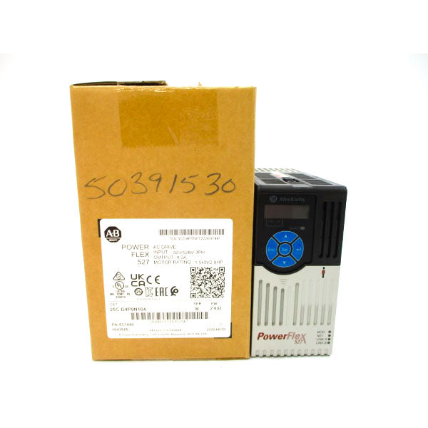 ALLEN BRADLEY 25C-D4P0N104 SER. B F/W 2.002 380-480VAC 4.0A NSMP