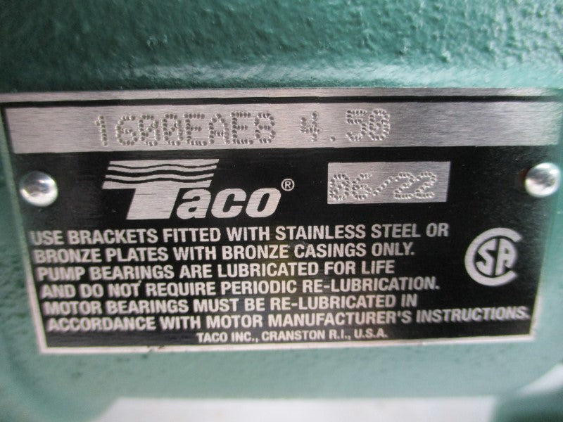 TACO 1600EAE80121151 115V 5.7A NSMP