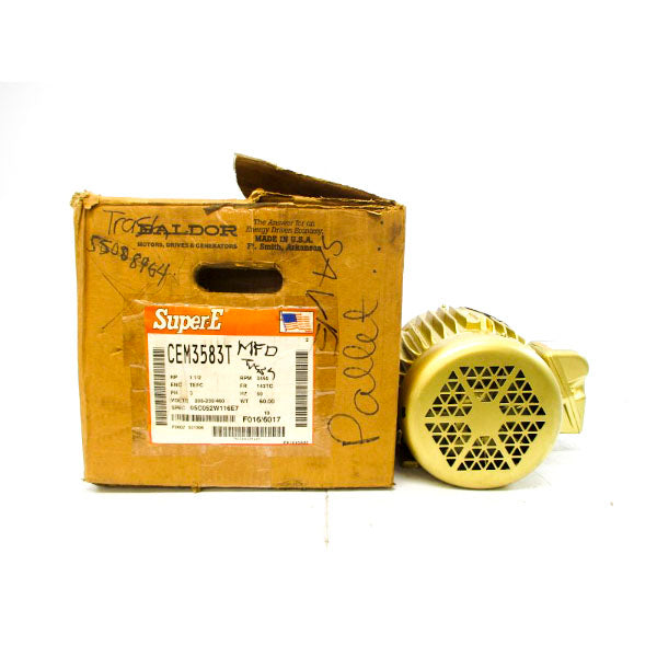 BALDOR CEM3583T 05C052W116E7 208-230/460V 4.3-4/2A NSMP
