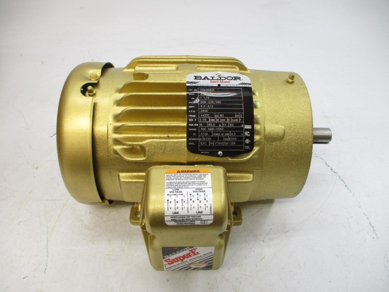 BALDOR CEM3583T 05C052W116E7 208-230/460V 4.3-4/2A NSMP